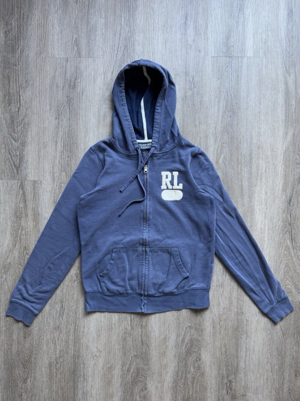 Rare Vintage Y2K Polo Ralph Lauren Polo Jeans 67 Womens Full Zip Hoodie Medium